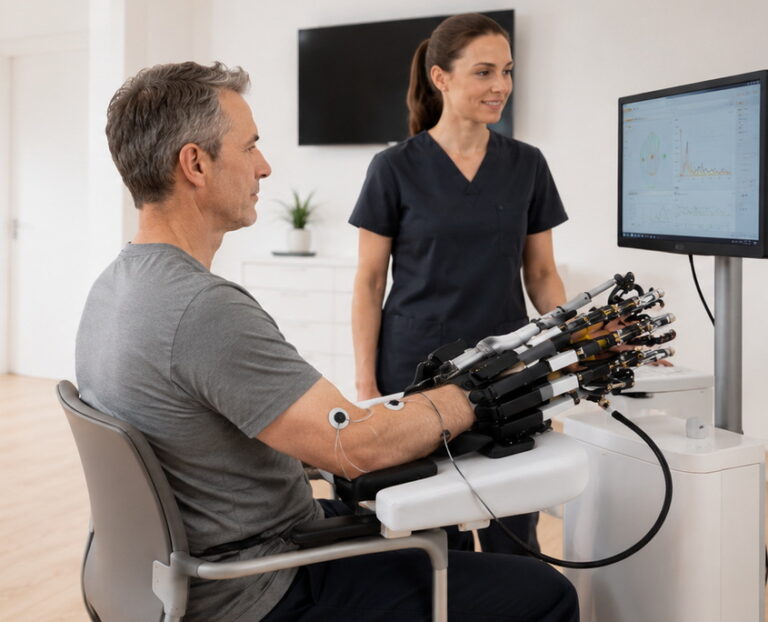 Hand of Hope, sistema robotico per la riabilitazione della mano presso Acutis Clinic